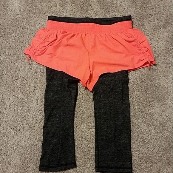 Athleta Coral Sizzle Go Getter Shorts Leggings XS - Picture 2 of 5